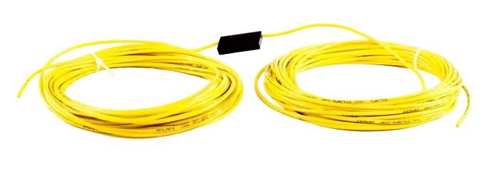 cables jaunes de chronométrage